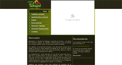 Desktop Screenshot of cabanaselpedregal.com